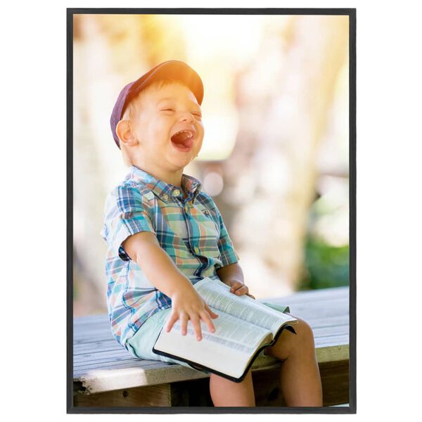 vidaXL Molduras para mesa 3 pcs 18x24 cm MDF preto