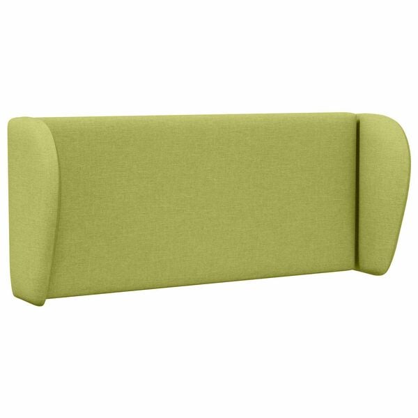 vidaXL Orelha de Cabeceira Verde 40 x 23 x 6 cm tecido