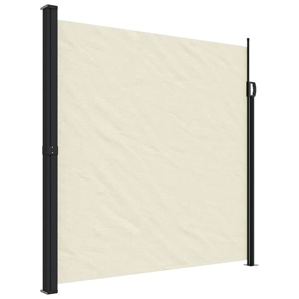 vidaXL Toldo lateral retr&aacute;til 200x300 cm cor creme