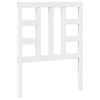 vidaXL Cabeceira de cama 81x4x100 cm pinho maci&ccedil;o branco