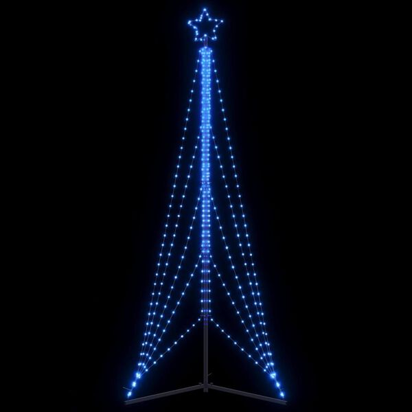 vidaXL LED Árvore de Natal 525 LEDs Azul 302 cm