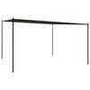 vidaXL Gazebo 4 x 3,98 x 2,67 m Verde Poli&eacute;ster e A&ccedil;o