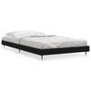 vidaXL Estrutura de cama 90x200 cm derivados de madeira preto