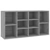 vidaXL Banco sapateira 103x30x55cm derivados madeira cinzento sonoma
