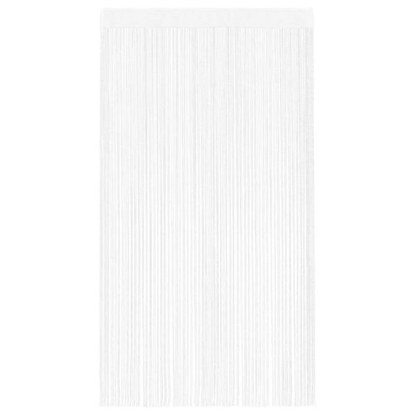 vidaXL Cortinas de fios 2 pcs 100x250 cm branco
