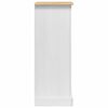 vidaXL Mesa-de-cabeceira com gaveta Branco 53 x 39 x 103 cm