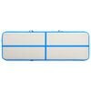 vidaXL Colch&atilde;o de gin&aacute;stica insufl&aacute;vel c/ bomba 300x100x20 cm PVC azul
