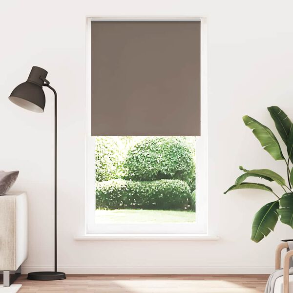 vidaXL Persiana de enrolar 110x230 cm largura tecido 105,7cm poli&eacute;ster