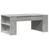 vidaXL Mesa de centro 102x55x42 cm madeira processada cinza cimento