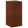 vidaXL Suporte para Plantas Ferro Enferrujado 40 x 40 x 80 cm