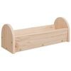 vidaXL Comedouro para coelhos 28x10x10 cm madeira de abeto maci&ccedil;a