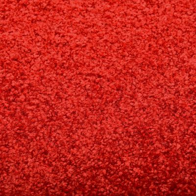 vidaXL Tapete de porta lavável 60x180 cm vermelho