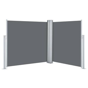 vidaXL Toldo lateral retr&aacute;til 100x600 cm antracite