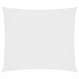 vidaXL Para-sol estilo vela tecido oxford retangular 2x2,5 m branco