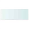 vidaXL Prateleiras 2 pcs 60x25 cm vidro transparente