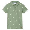 Polo para crian&ccedil;a caqui 104