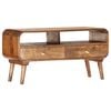 vidaXL Móvel de TV 90x35x47 cm madeira de mangueira maciça
