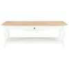 vidaXL Mesa de centro 110x60x40 cm MDF branco