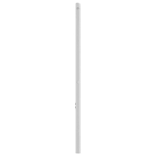 vidaXL Cabeceira de substitui&ccedil;&atilde;o 75 cm metal branco