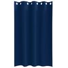 vidaXL Cortinas Blackout com Argolas 2 pcs Azul Escuro 175 x 140 cm