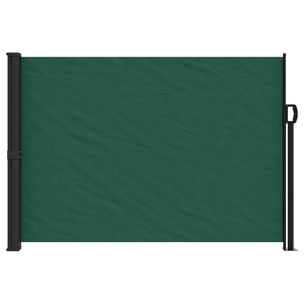 vidaXL Toldo lateral retr&aacute;til 140x600 cm verde-escuro