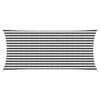 vidaXL Vela de Sombra Antracite e Branco 2 x 4,5 m HDPE