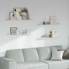 vidaXL Prateleira de Parede 4 pcs M&aacute;rmore Branco 100 x 9 x 3 cm