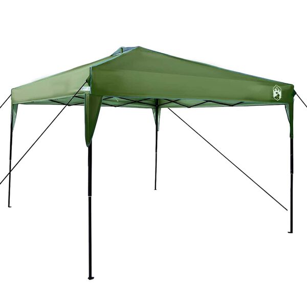 vidaXL Tenda de Toldo Manual Verde 290 x 290 x 251 cm tecido
