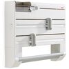 Leifheit Suporte de parede p/ rolos de cozinha Parat Plus branco 25723