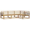 vidaXL Conjunto de Sof&aacute;s para Exterior 4 pcs Branco