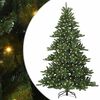 vidaXL &Aacute;rvore de Natal Articulada Artificial Verde 240 cm PVC e A&ccedil;o