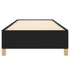 vidaXL Estrutura de cama sem colch&atilde;o 100x200 cm tecido preto