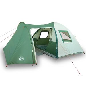 vidaXL Tenda familiar em c&uacute;pula para 6 pessoas imperme&aacute;vel verde