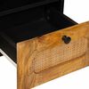 vidaXL Gabinete para TV com gaveta Castanho 100 x 33 x 46 cm