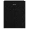 vidaXL Buffet Carvalho Preto 60 x 30 x 75 cm Madeira processada