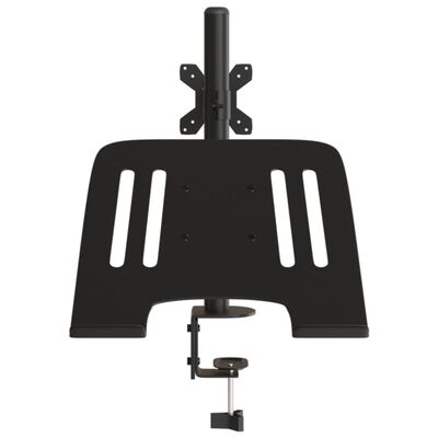 vidaXL Suporte para monitor VESA 75/100 mm aço preto