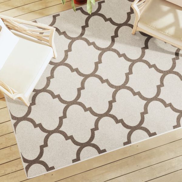 vidaXL Tapete pelo curto int./ext. 160x230 cm multicor