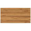 vidaXL Tampo de Mesa 100 x 50 x 3,5 cm Retangular Natural