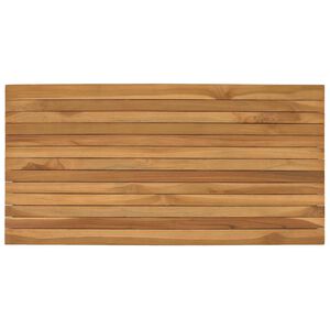 vidaXL Tampo de Mesa 100 x 50 x 3,5 cm Retangular Natural