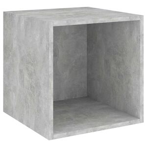 vidaXL Arm&aacute;rio de parede 37x37x37cm derivados madeira cinzento cimento