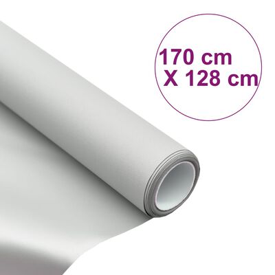 vidaXL Tecido para tela de projeção PVC metálico 84" 4:3