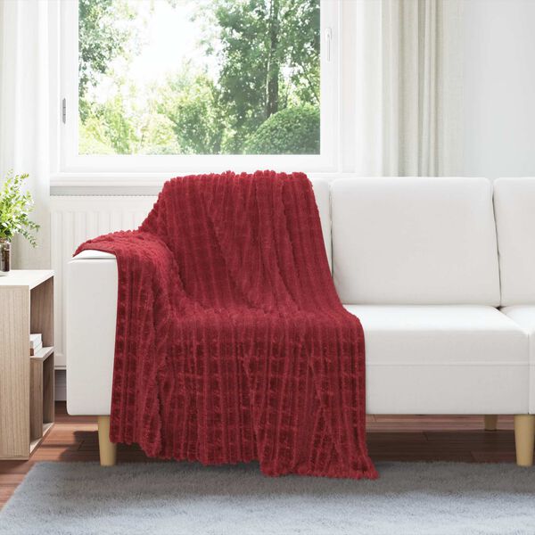 vidaXL Cobertores de Sof&aacute; 6 pcs Vermelho Bordeaux 150 x 130 cm L&atilde;