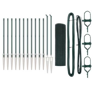 vidaXL Poste de Cerca Verde