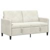 vidaXL Sofa com Armazenamento Creme 152 x 78 x 87 cm Poli&eacute;ster