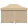 vidaXL Tenda de Festa Bege 279 x 410 x 315 cm Tecido Oxford