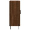 vidaXL Aparador 34,5x34x90 cm derivados de madeira carvalho castanho
