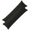 vidaXL Almofada com travesseiro HOUTEN 2 unid. Preto Poli&eacute;ster