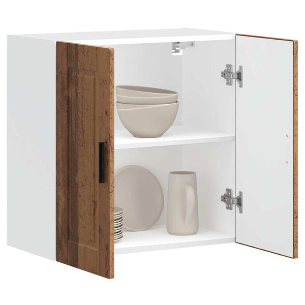 vidaXL Arm&aacute;rio parede cozinha Porto deriv. madeira madeira antiga