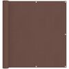 vidaXL Tela de Varanda Castanho 110 x 200 cm Tecido Oxford