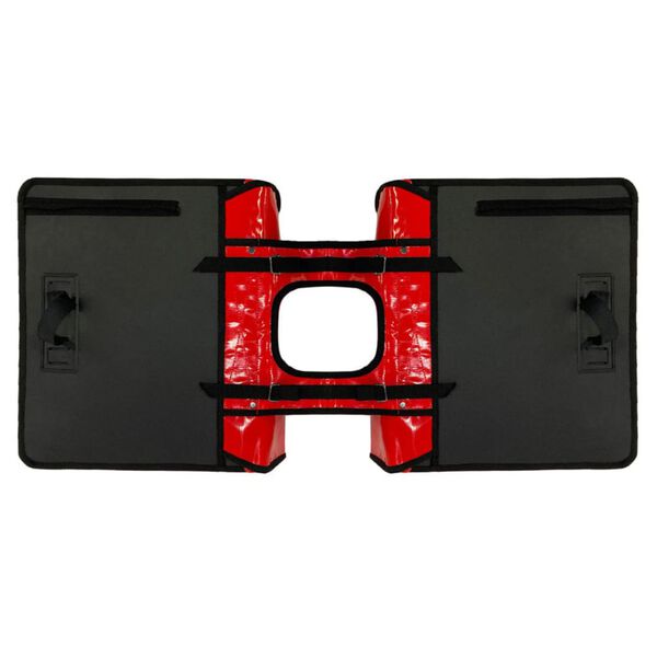 Willex Alforges de bicicleta Tarpaulin 52 L vermelho